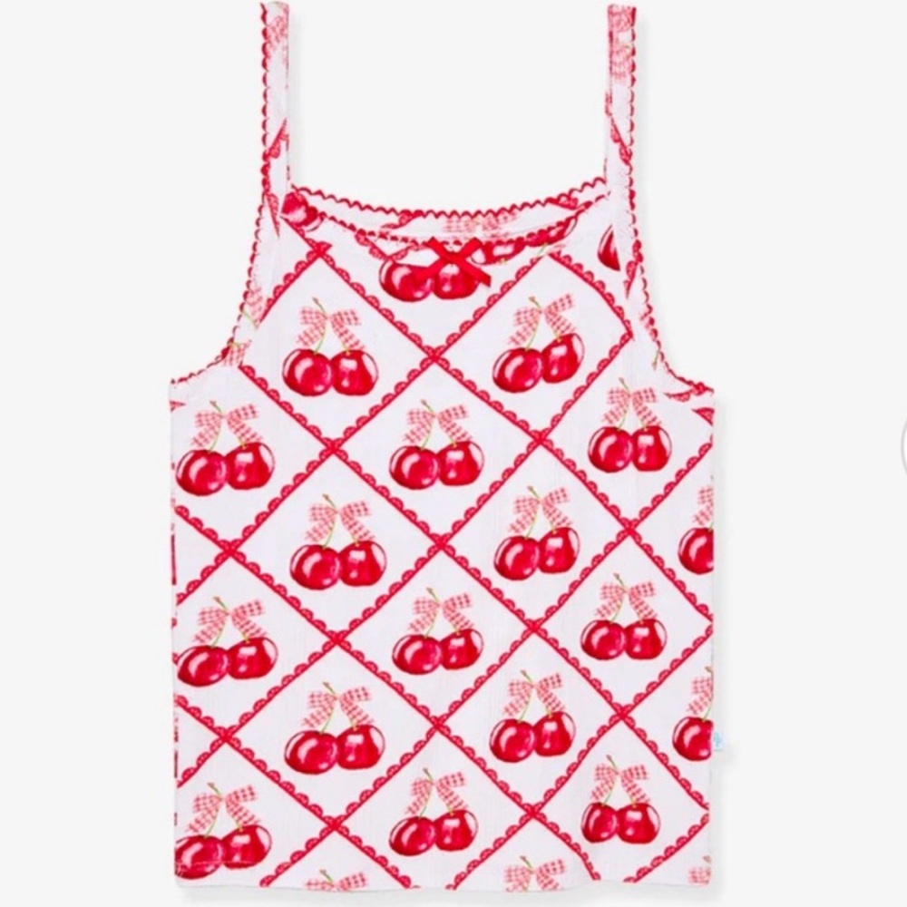Posh Peanut Cheryl Cherry Tank Top size XXS 2/3